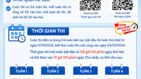 triển khai, truyền thông, hưởng ứng tham gia Cuộc thi trực tuyến “Tìm hiểu pháp luật về trật tự, an toàn giao thông đường bộ” trên địa bàn xã Vũ Lễ