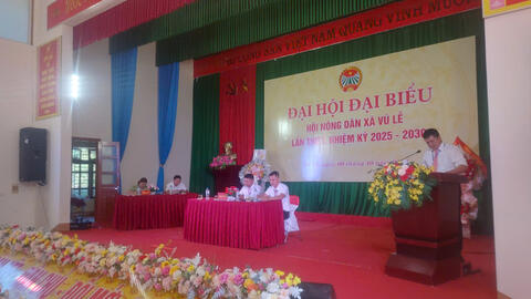ĐẠI HỘI ĐẠI BIỂU HỘI NÔNG DÂN XÃ VŨ LỄ LẦN THỨ NHẤT NHIỆM KỲ 2025-2030