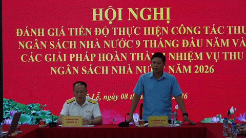 Vũ Lễ đánh giá tiến độ thu ngân sách nhà nước 9 tháng đầu năm 2026