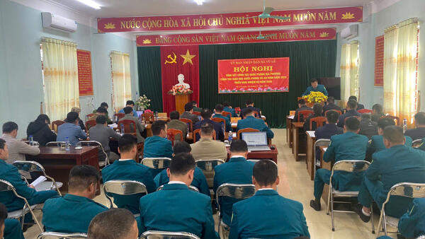 Xã Vũ Lễ tổ chức Hội nghị tổng kết công tác quân sự, quốc phòng địa phương và công tác giáo dục quốc phòng – an ninh năm 2025; triển khai nhiệm vụ năm 2026