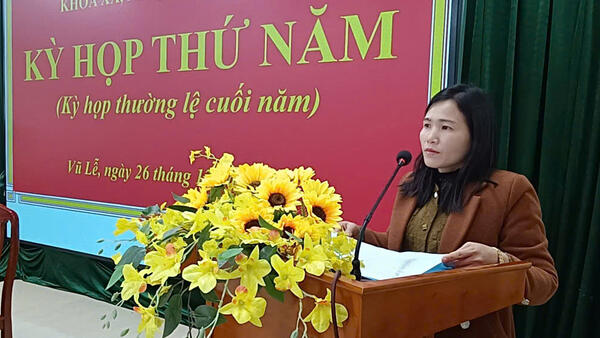 Kỳ họp thứ năm HĐND xã Vũ Lễ (kỳ họp thường lệ cuối năm 2025)