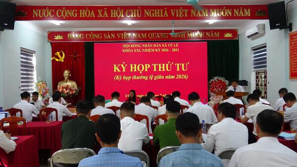 HĐND xã Vũ Lễ tổ chức Kỳ họp thường lệ giữa năm 2026