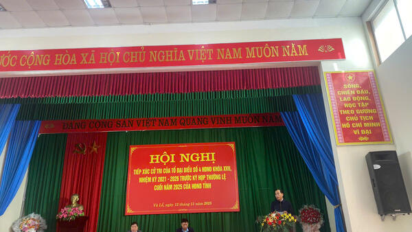 Hội Nghị Tiếp xúc cử chi của tổ đại biểu số 4 HĐND khoá XVII. Nhiệm kì 2021-2026 trước kì họp thường lệ cuối năm 2025 của HĐND tỉnh